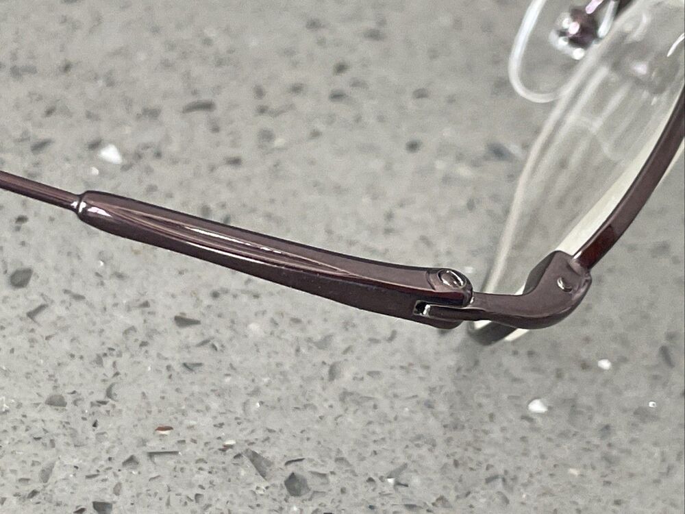 Apostrophe AP08 C58 47-18-130 2-1 Brown Bronze Full Rim Eyeglasses Frames ONLY - Picture 10 of 16